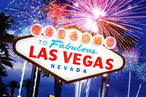 New Year's Fireworks in Las Vegas